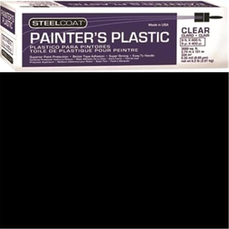 Sticky Situation P9941-06 9 x 400 ft.- 0.31 Mil Steelcoat Painters Plastic ST3570912